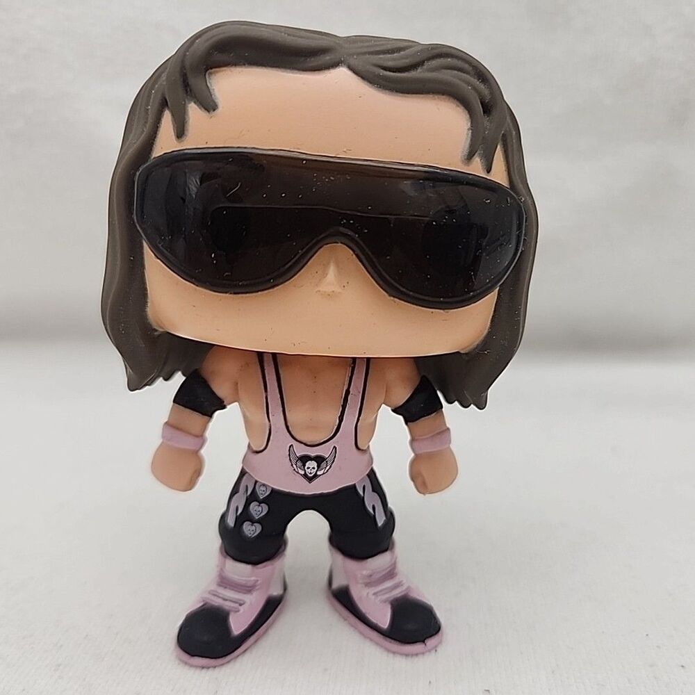 Figure Bret Hit Man Hart FUNKO POP Vinyl WWE Series #25 WWF Wrestling No Box